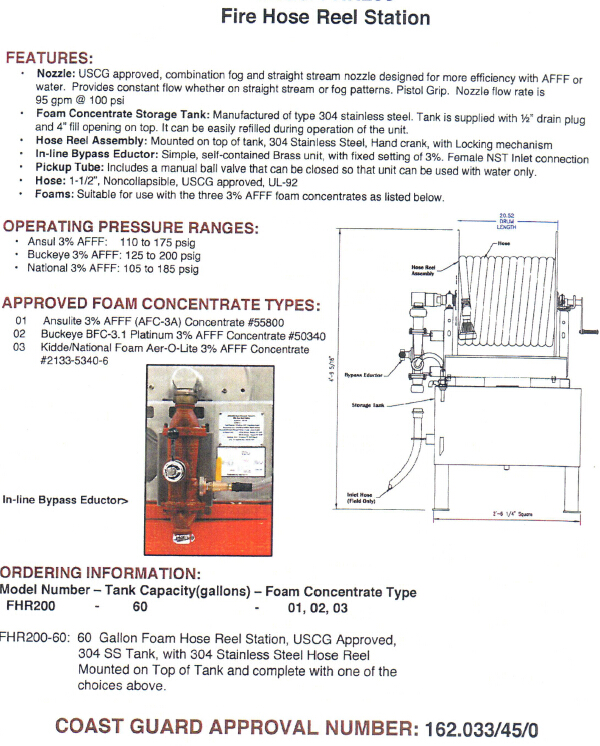 fire hose reel station - product